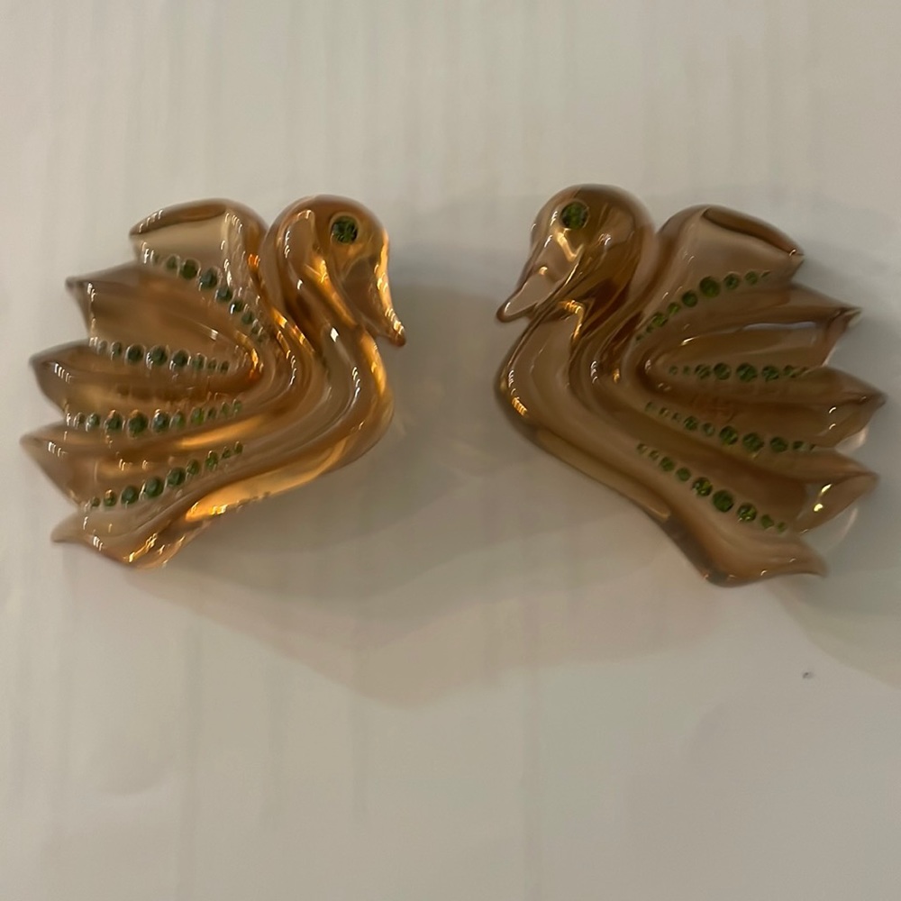 Tory Burch Swan earrings